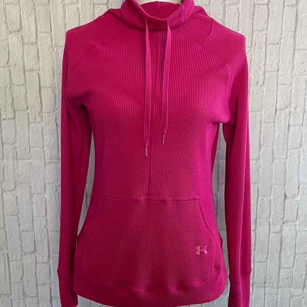 Under Armor Cold Gear Long Sleeve Pink Shirt Sz S